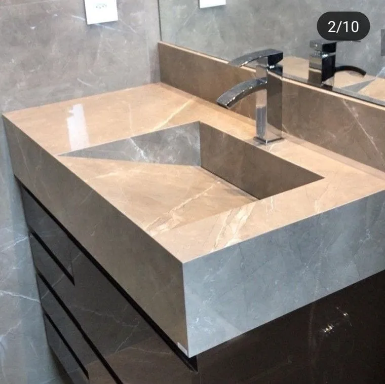 Krem Bej Dikdörtgen Blok