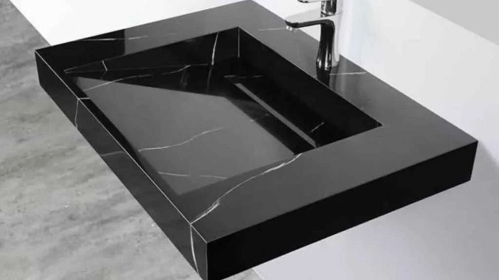 Siyah Mermer Küp Form